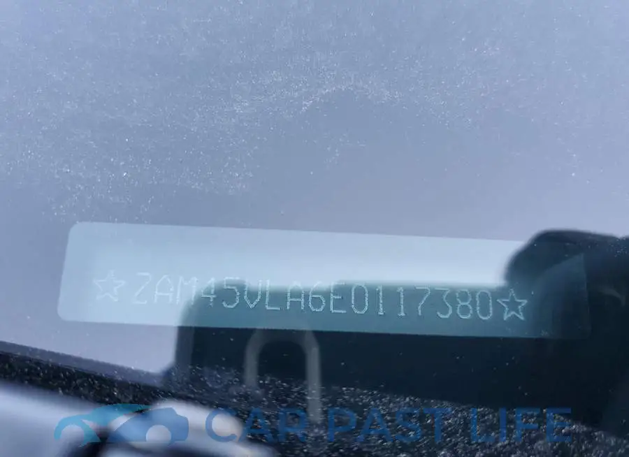 ZAM45VLA6E0117380# 13
