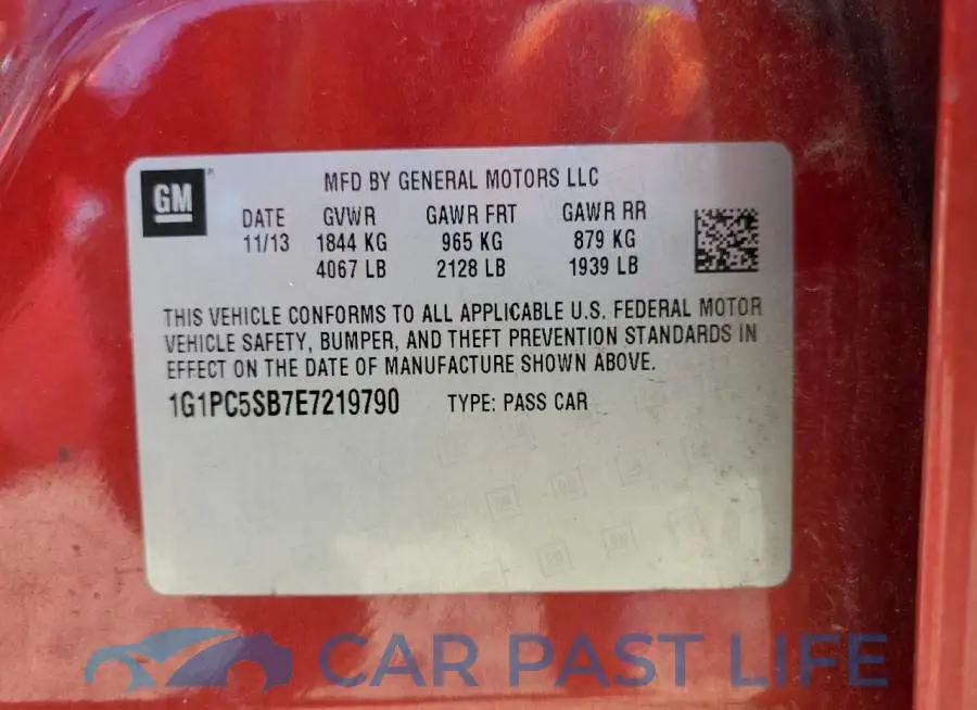 1G1PC5SB7E7219790# 10