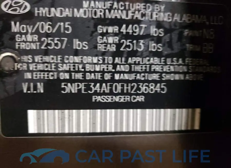 5NPE34AF0FH236845# 12