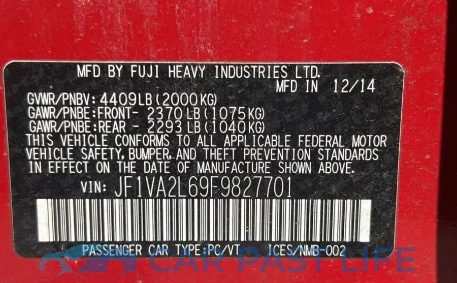 JF1VA2L69F9827701# 10