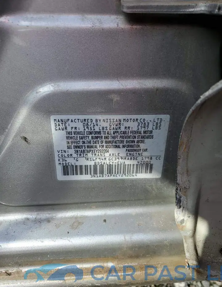 3N1AB7APXEY292064# 12