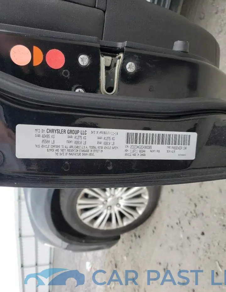 2C3CCAKG2EH383385# 12