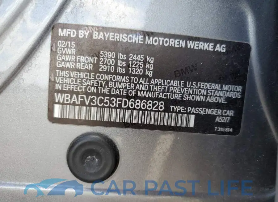 WBAFV3C53FD686828# 12