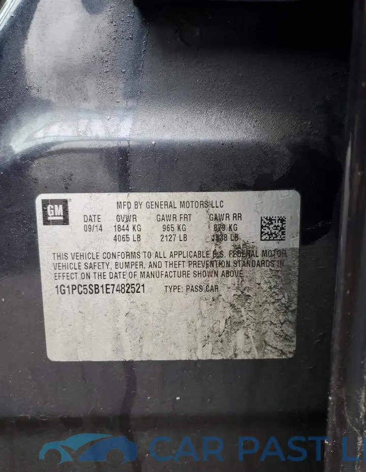 1G1PC5SB1E7482521# 12