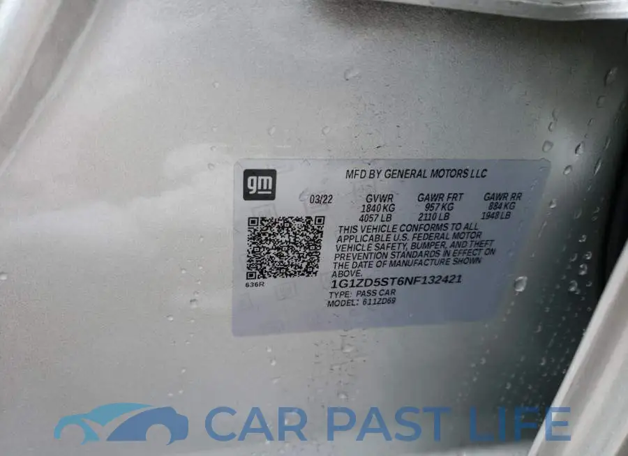 1G1ZD5ST6NF132421# 12