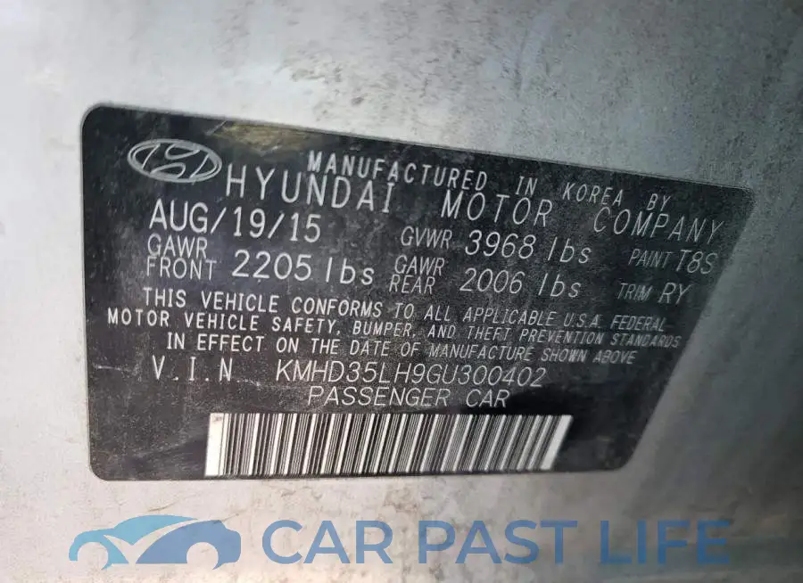 KMHD35LH9GU300402# 12