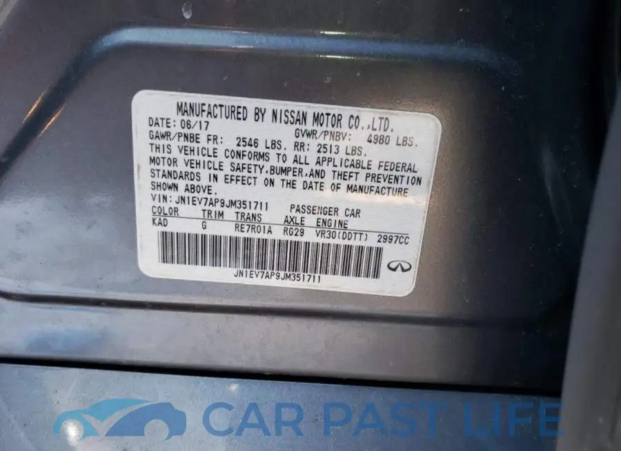 JN1EV7AP9JM351711# 12