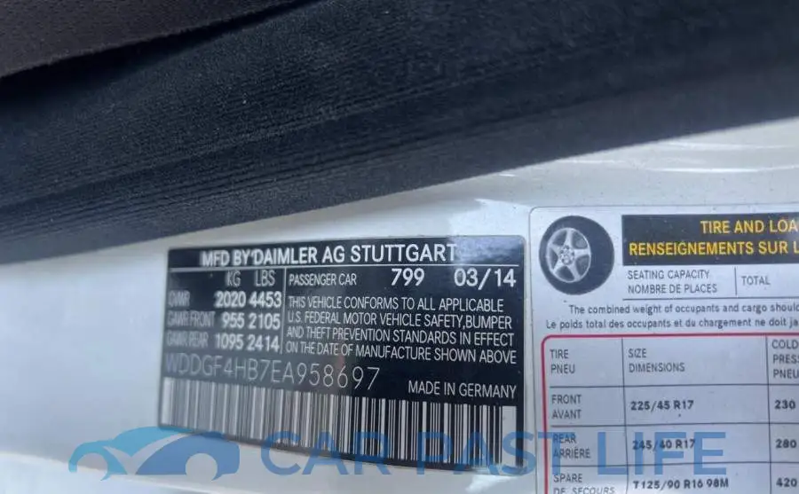 WDDGF4HB7EA958697# 10