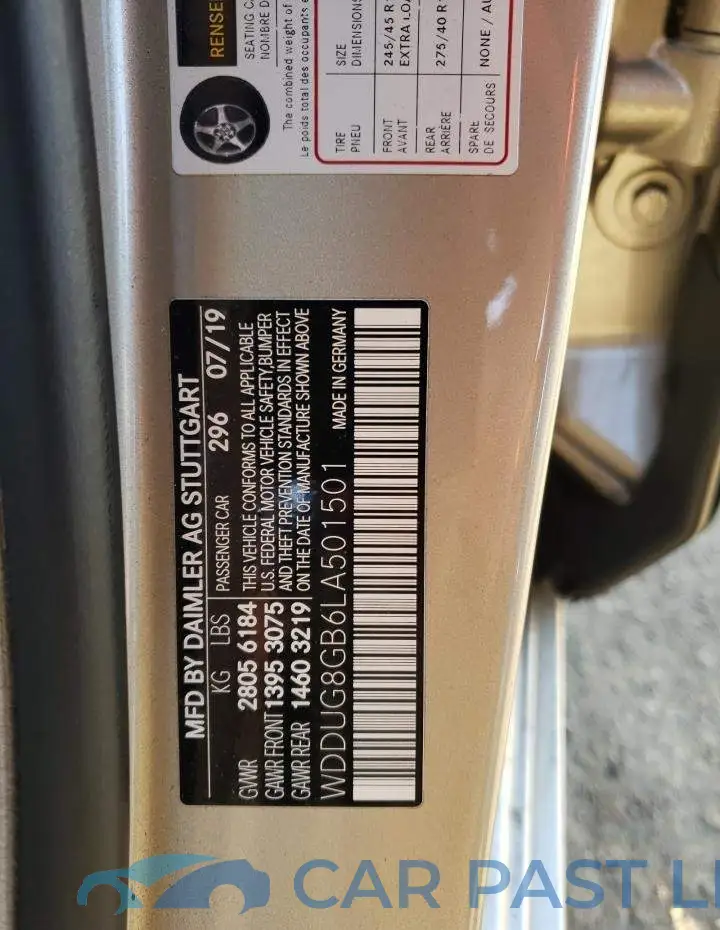 WDDUG8GB6LA501501# 12