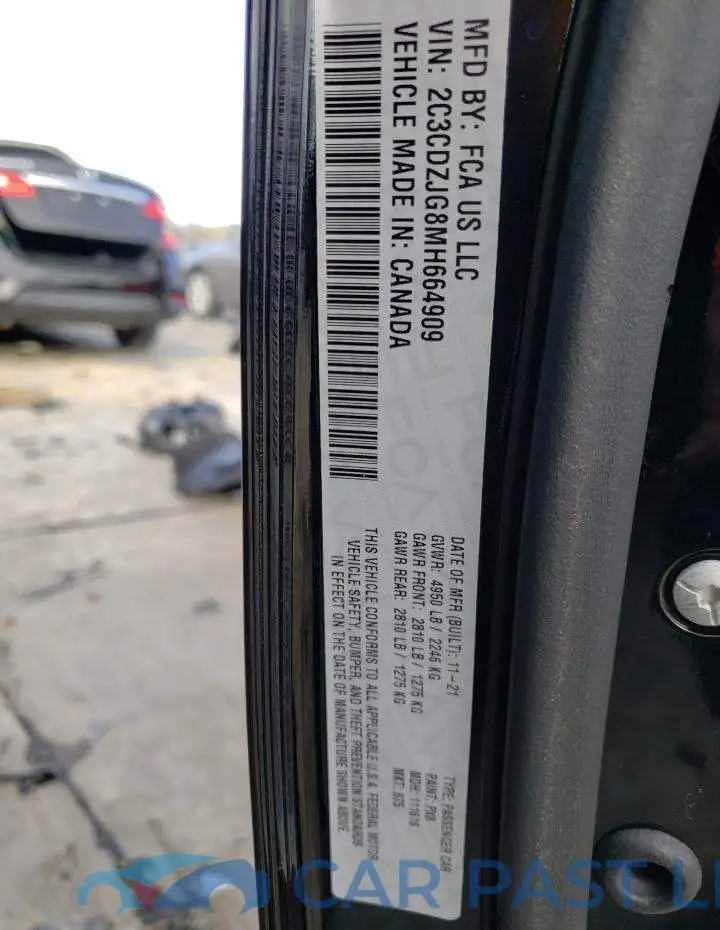 2C3CDZJG8MH664909# 13
