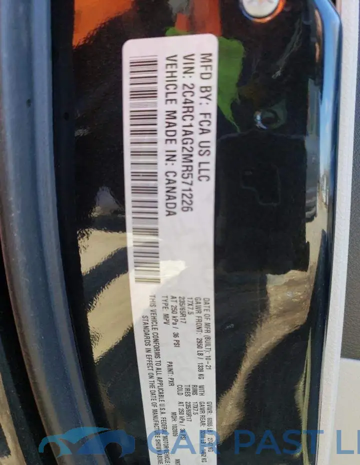 2C4RC1AG2MR571226# 14