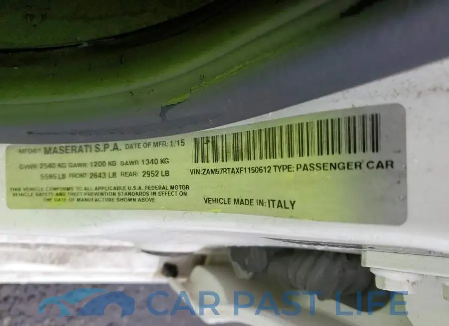 ZAM57RTAXF1150612# 12