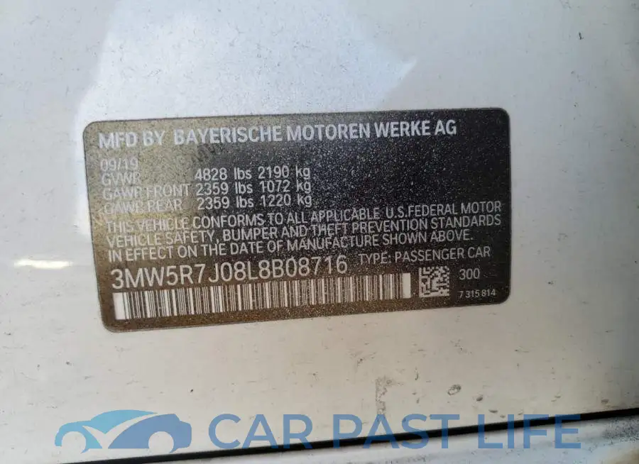 3MW5R7J08L8B08716# 12