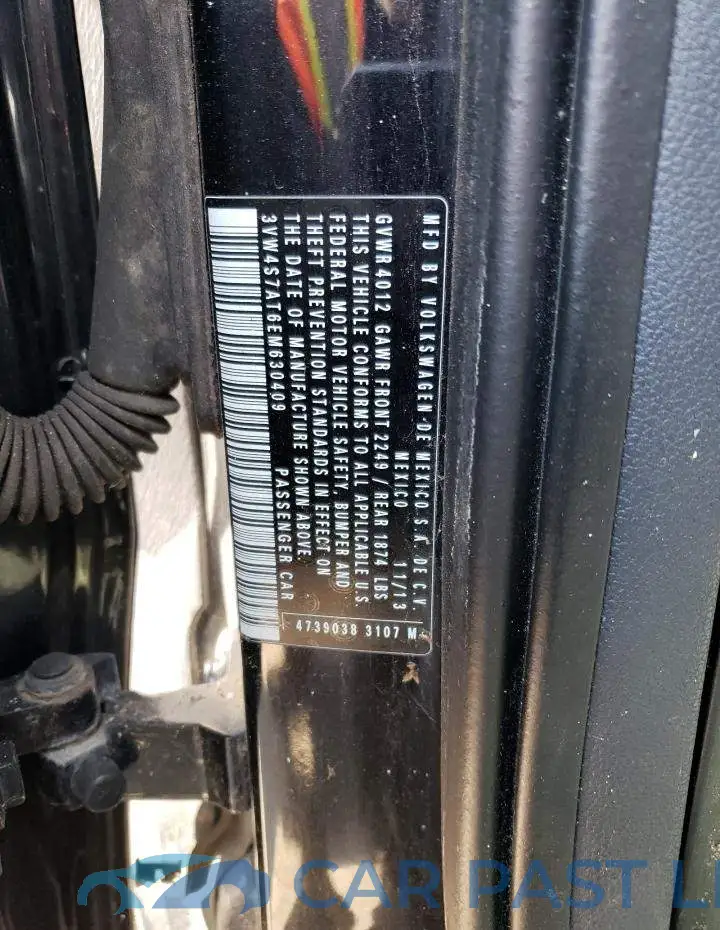 3VW4S7AT6EM630409# 12