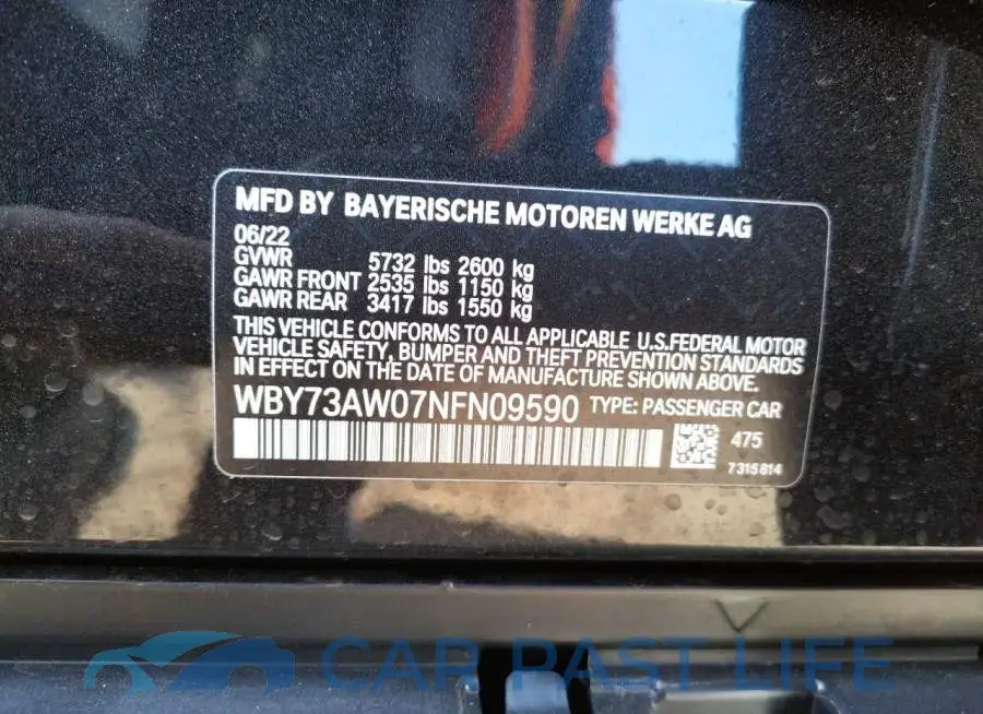 WBY73AW07NFN09590# 13
