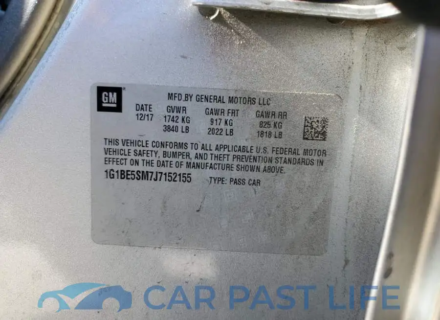 1G1BE5SM7J7152155# 12