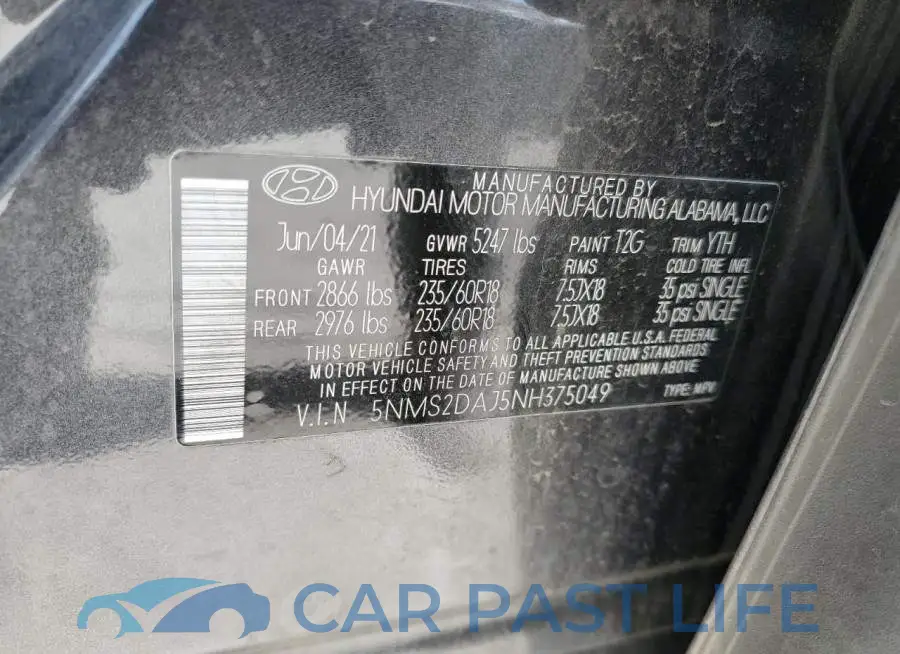 5NMS2DAJ5NH375049# 14