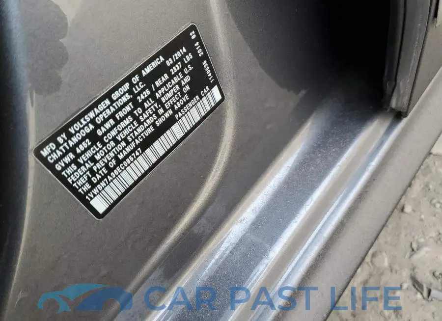 1VWBN7A36EC085747# 12