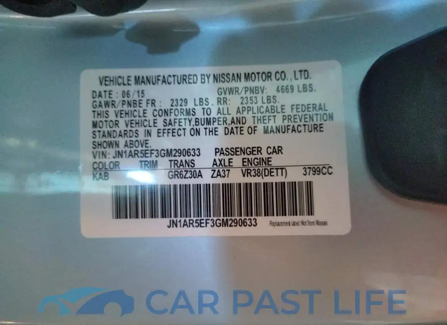 JN1AR5EF3GM290633# 12