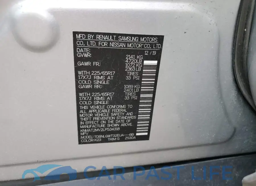 KNMAT2MV2LP534318# 13