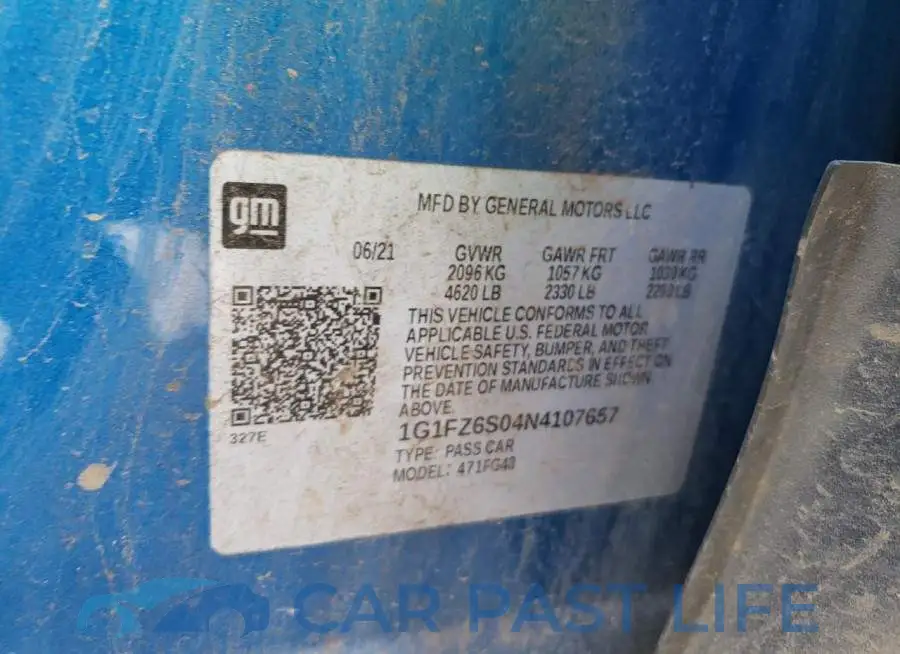 1G1FZ6S04N4107657# 12