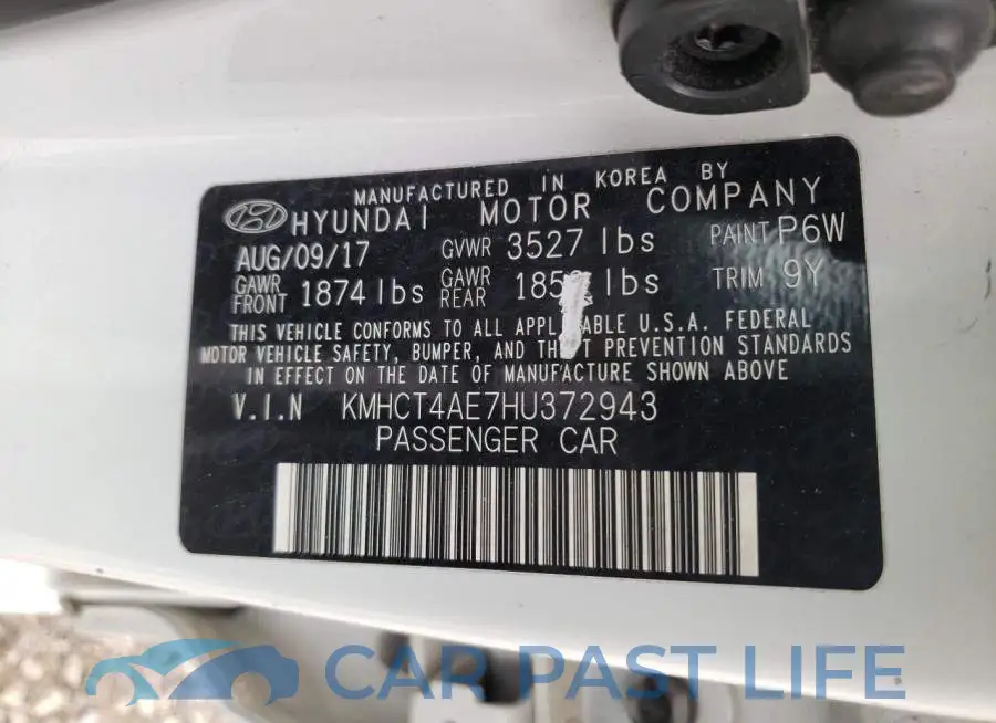 KMHCT4AE7HU372943# 10