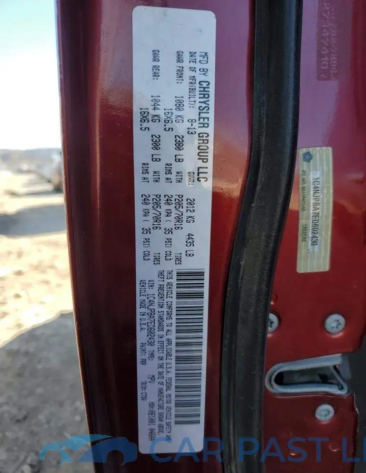 1C4NJPBA7ED602430# 13