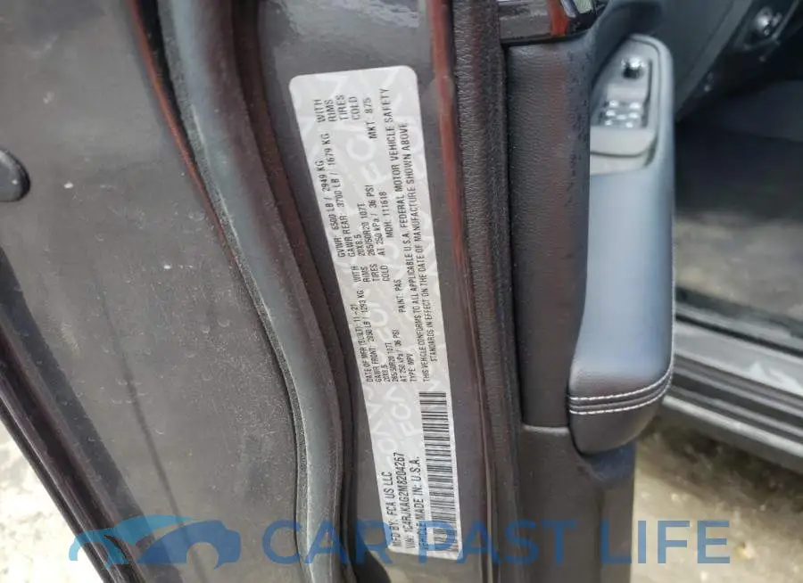 1C4RJKAG2M8204267# 12