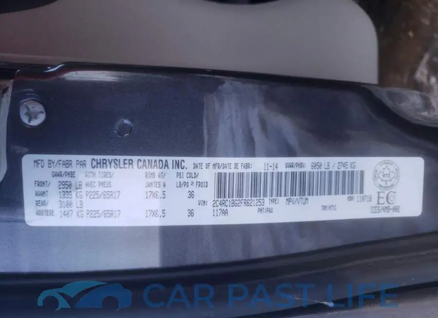 2C4RC1BG2FR621253# 13