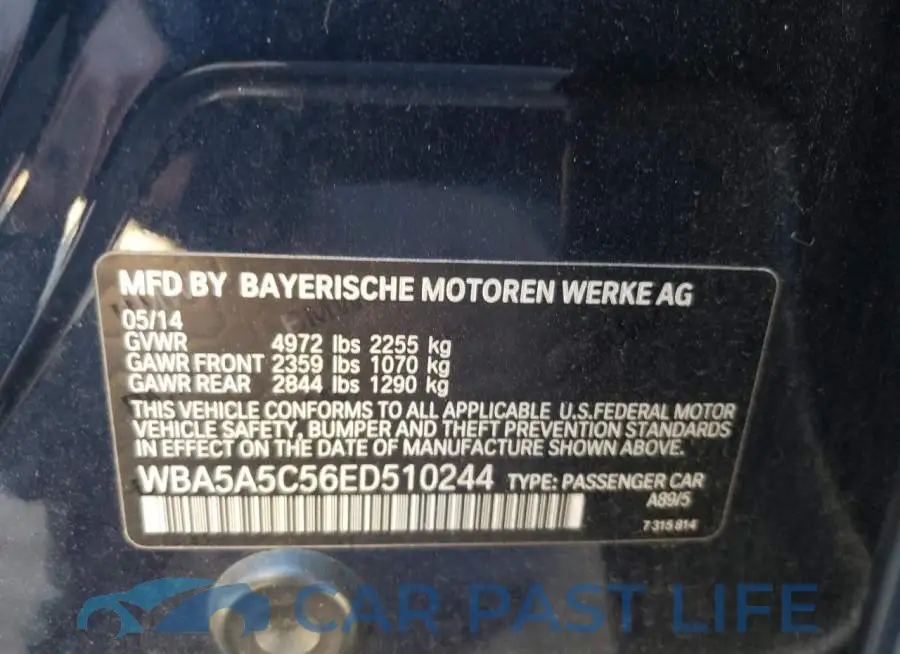 WBA5A5C56ED510244# 12