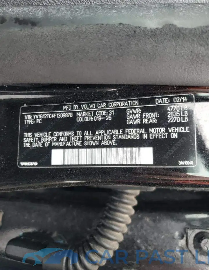 YV1612TC4F1309878# 10