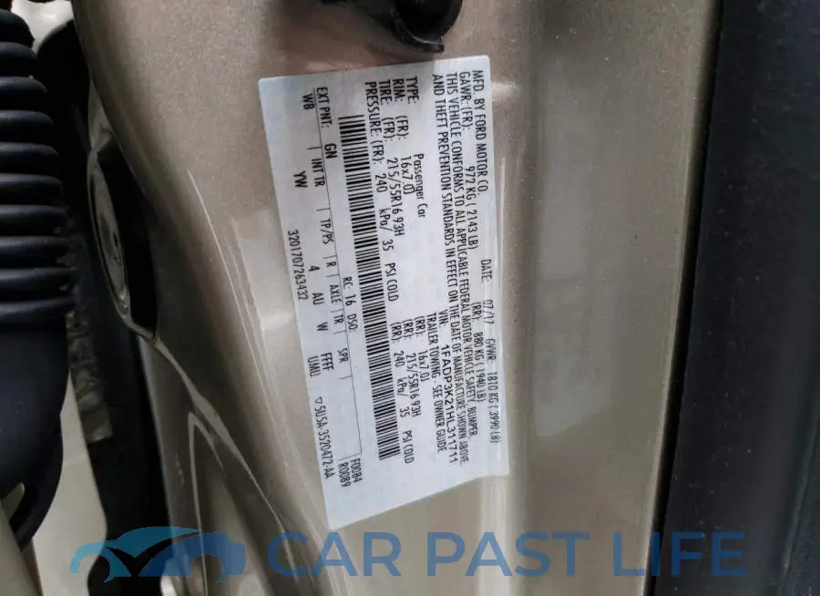 1FADP3K21HL311711# 12