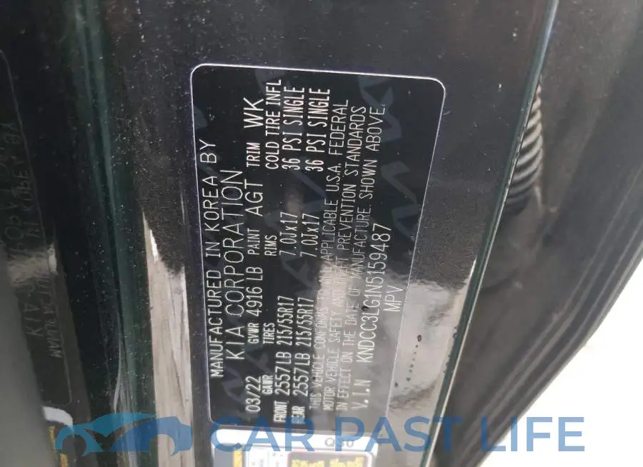 KNDCC3LG1N5159487# 12