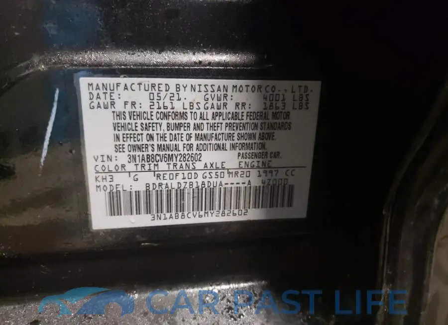 3N1AB8CV6MY282602# 12