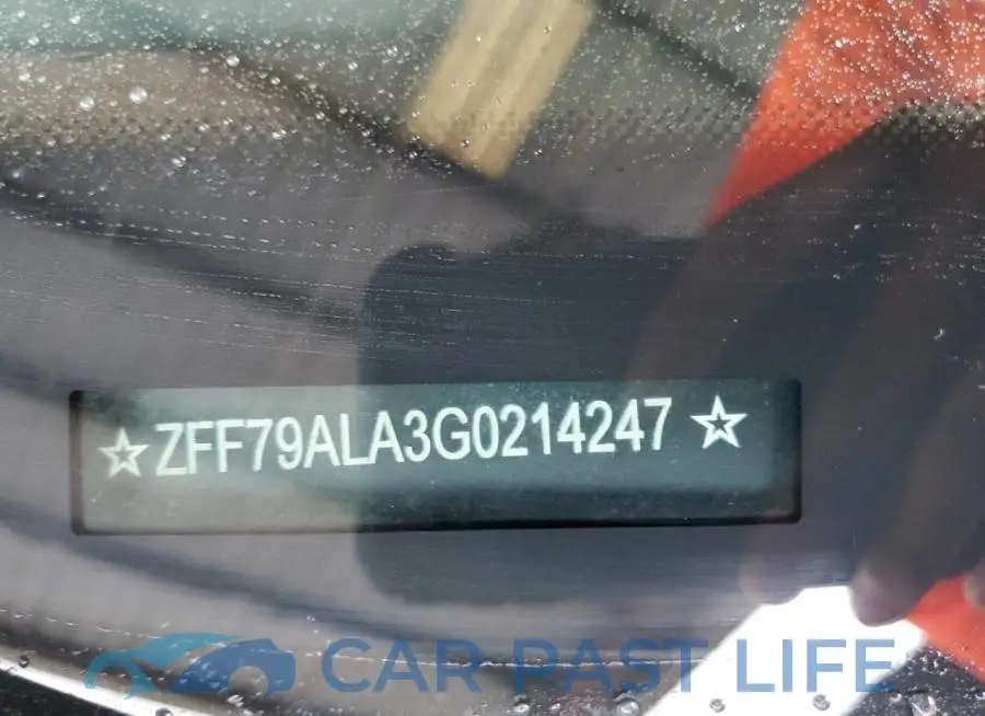 ZFF79ALA3G0214247# 10