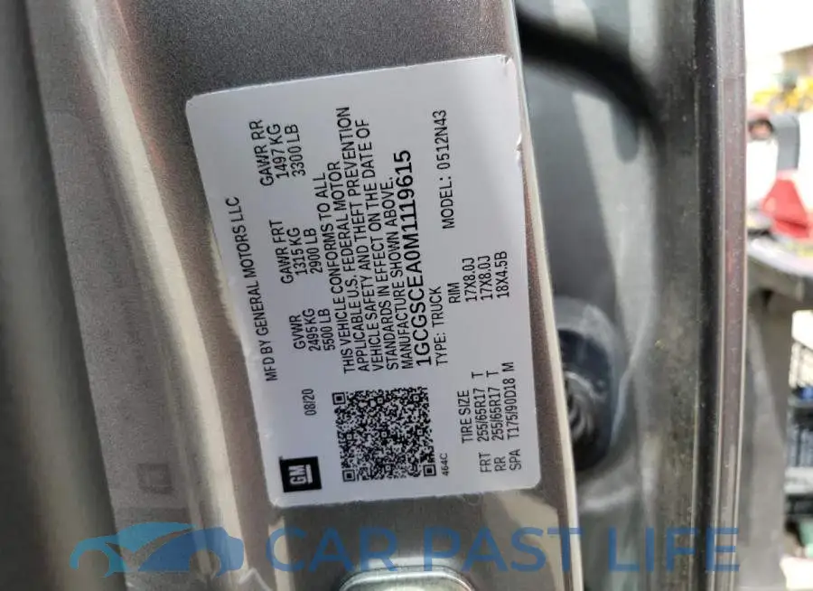 1GCGSCEA0M1119615# 12
