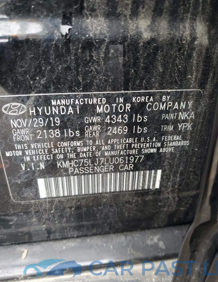 KMHC75LJ7LU061977# 13