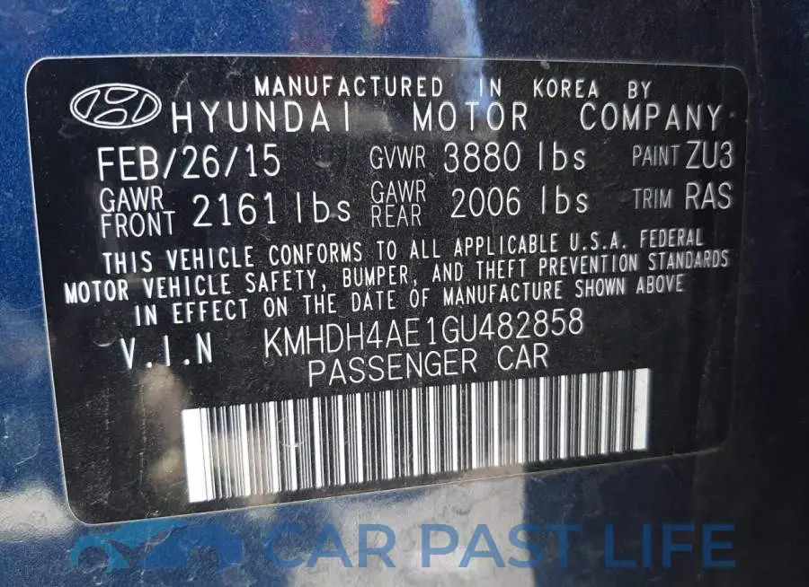 KMHDH4AE1GU482858# 13