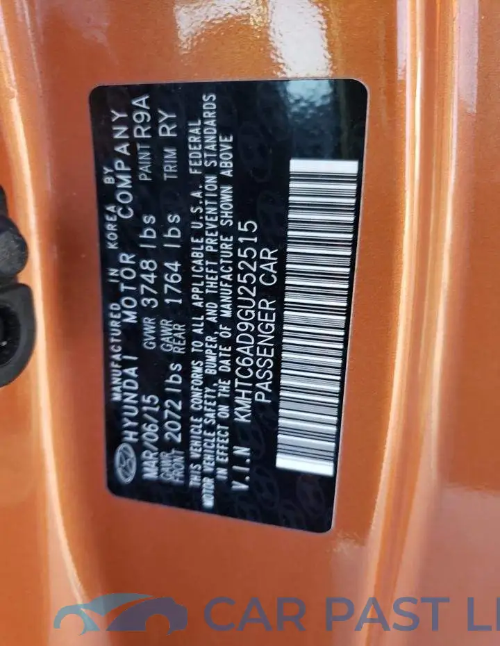 KMHTC6AD9GU252515# 12