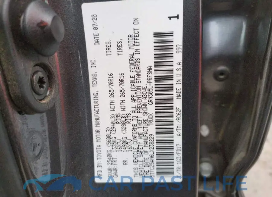 5TFCZ5AN6LX238229# 13