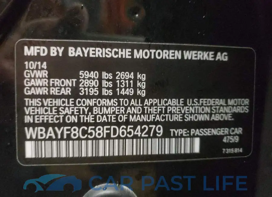 WBAYF8C58FD654279# 12