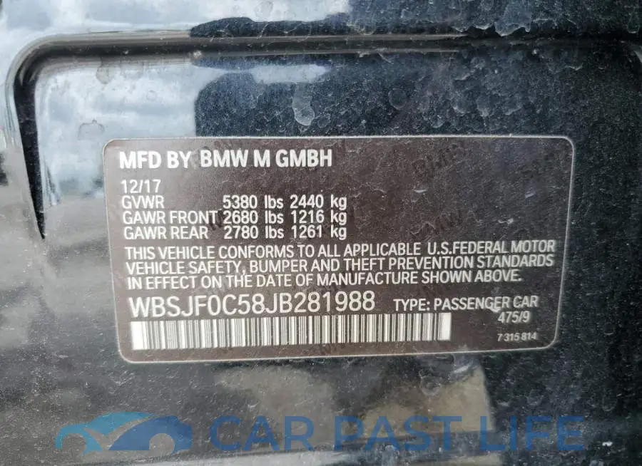 WBSJF0C58JB281988# 12