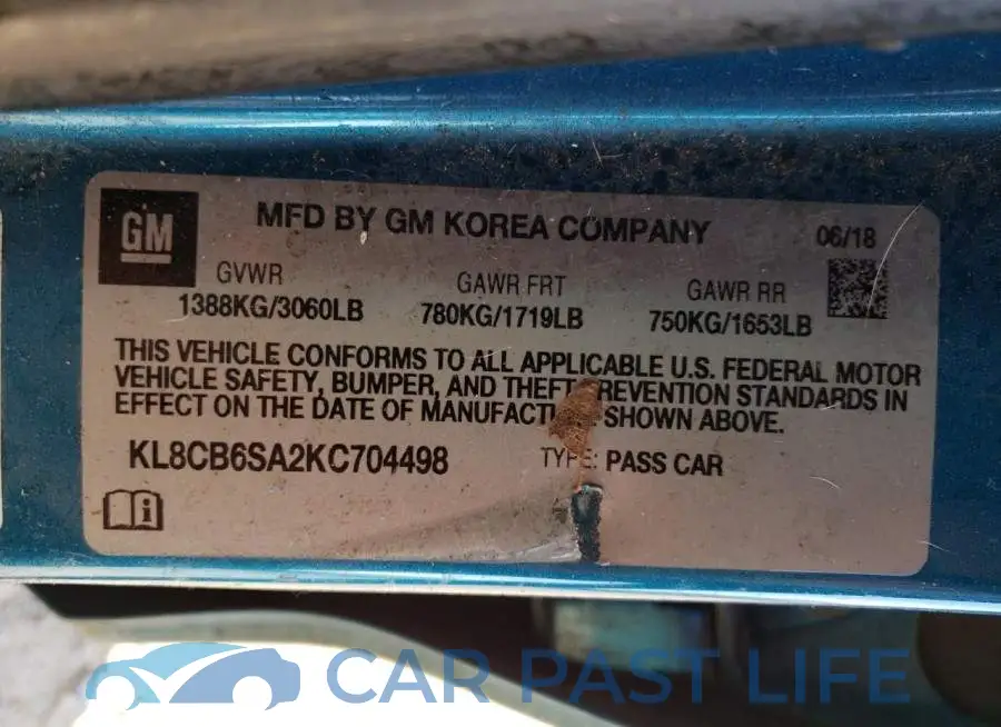 KL8CB6SA2KC704498# 12