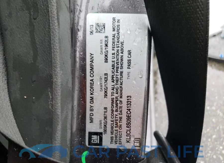 KL8CL6S09EC413313# 13