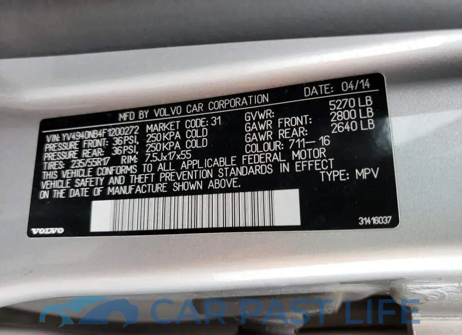 YV4940NB4F1200272# 13