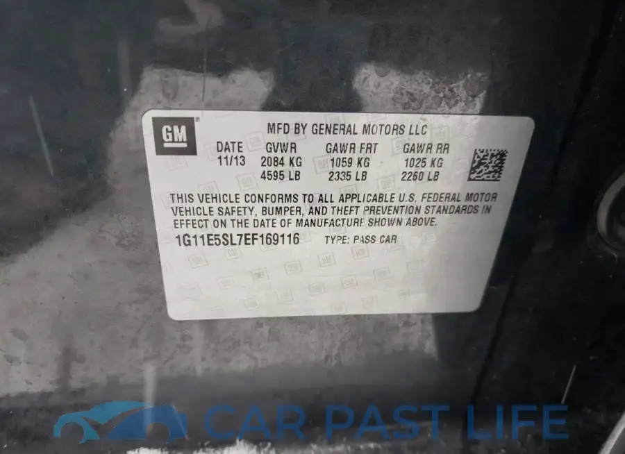 1G11E5SL7EF169116# 12