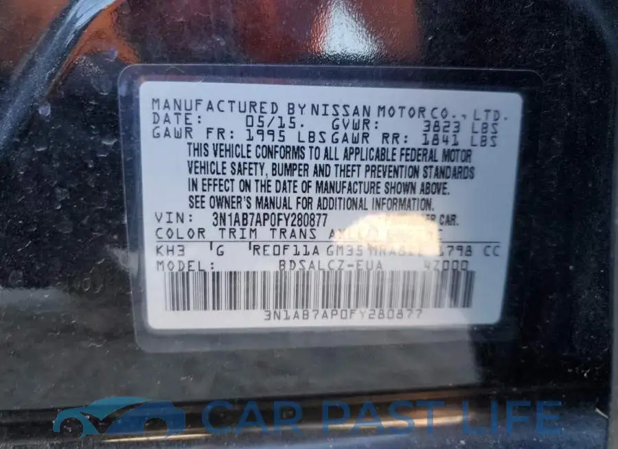 3N1AB7AP0FY280877# 13