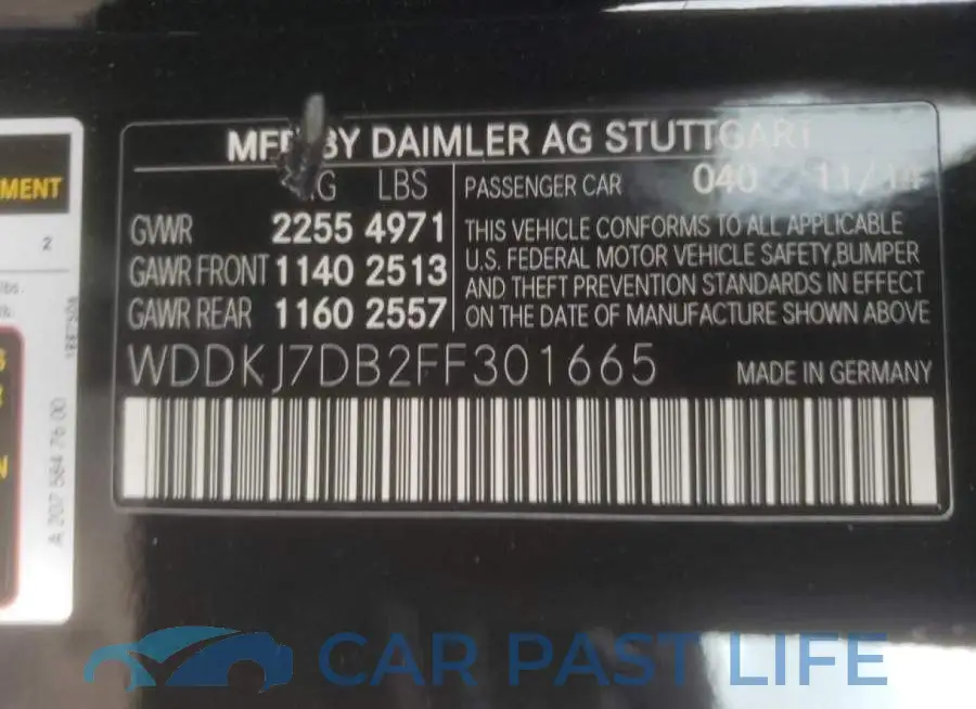 WDDKJ7DB2FF301665# 10