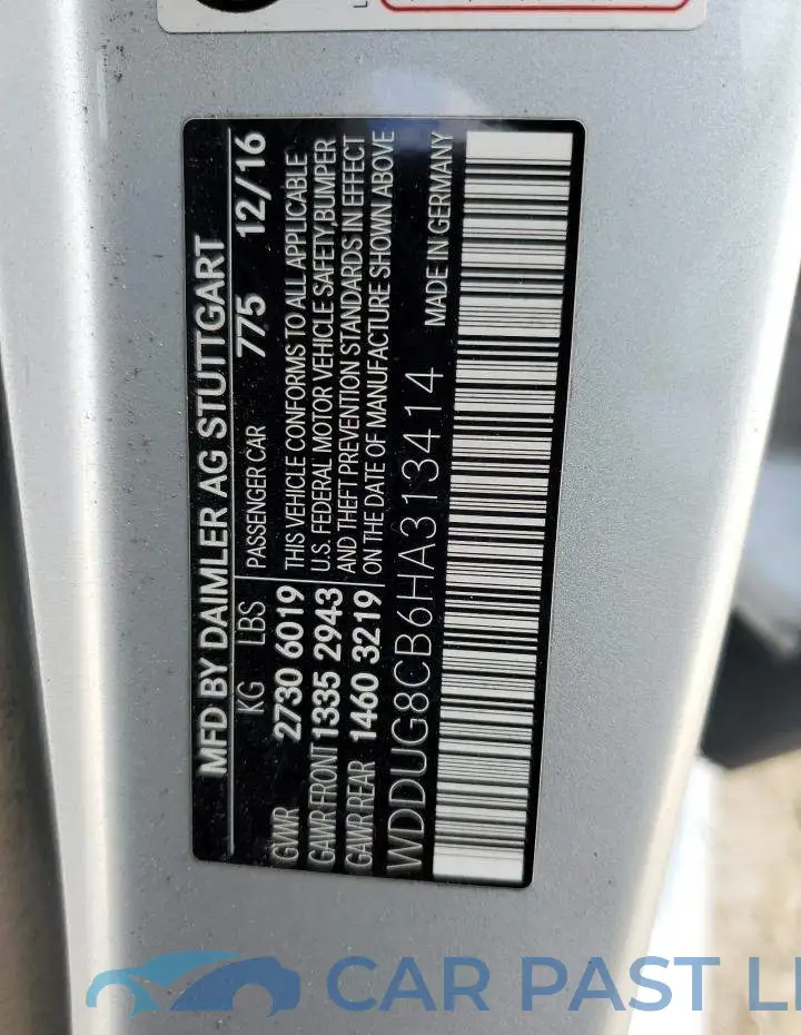 WDDUG8CB6HA313414# 12