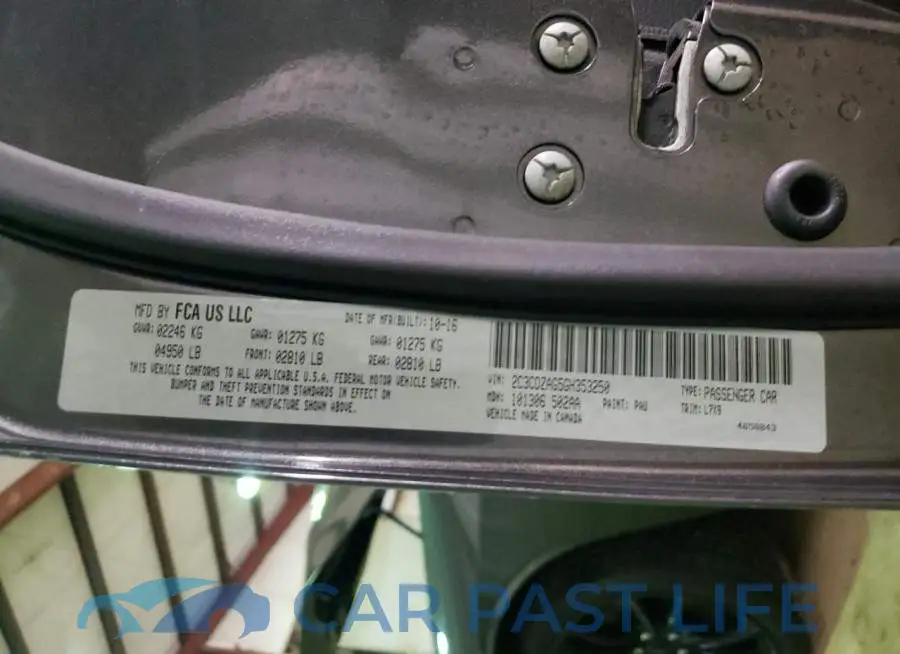 2C3CDZAG5GH353250# 13